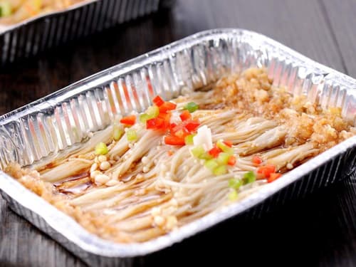 岱山锡纸烤金针菇